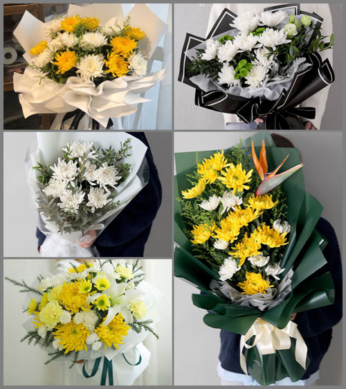 西藏那曲那曲县油恰乡白事花束代送